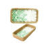 BANDEJA RATTAN CONCHA RETANG 21X11CM 9304C