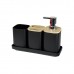SET BAÑO 4PZS PLASTIC 1F077