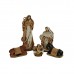 PESEBRE SAGRADA FAMILIA 10PZS 35CM KX189-308